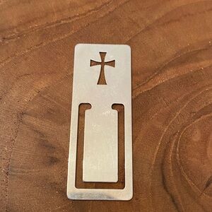 RETIRED James Avery Cross Bookmark, Sterling Silver